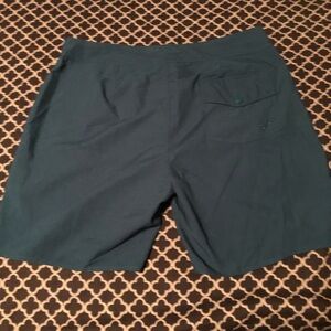 Zara Dark Green Blue Mens Swim Board Shorts Sz XL AB8